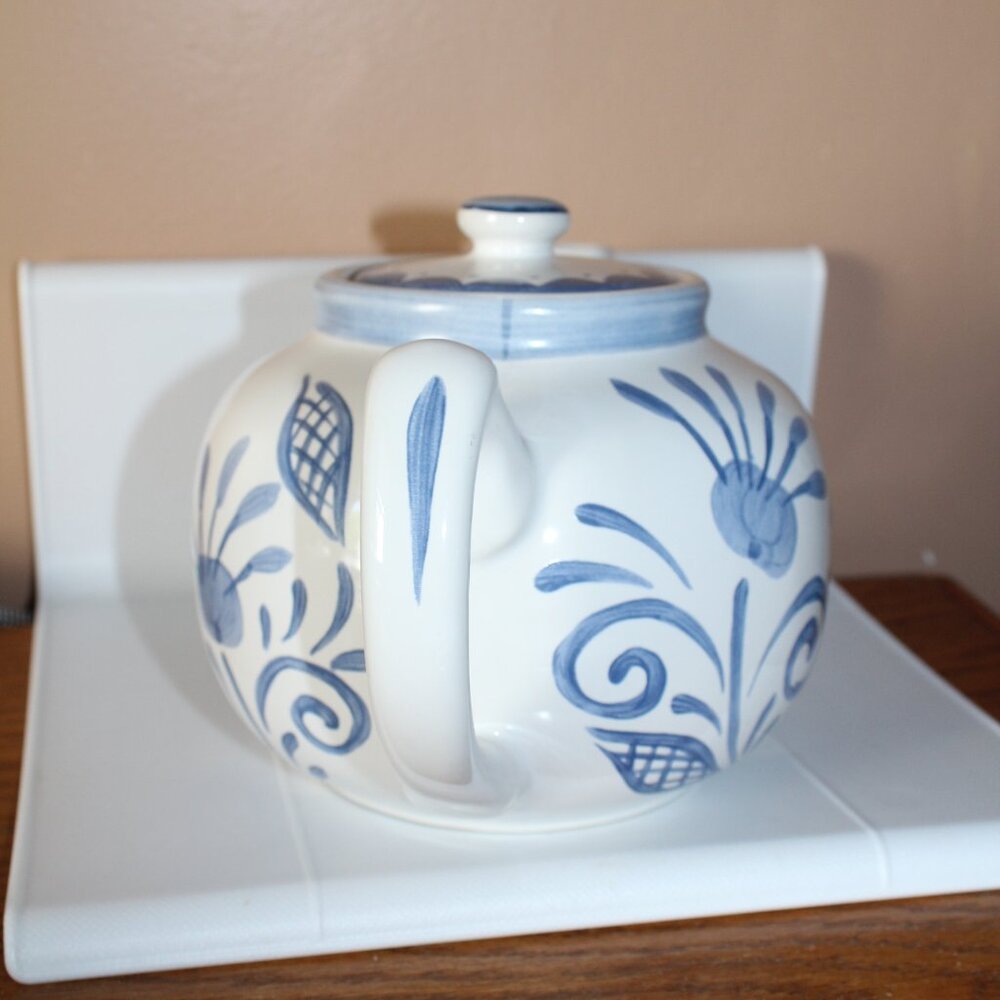 - Corelle Tea Set Oceanview/ Meditteraneo Pattern - Picture 5 of 5